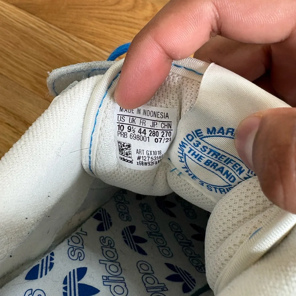 Size 10 - adidas Forum 84 Low Off White Blue Bird Creators Club GX1018